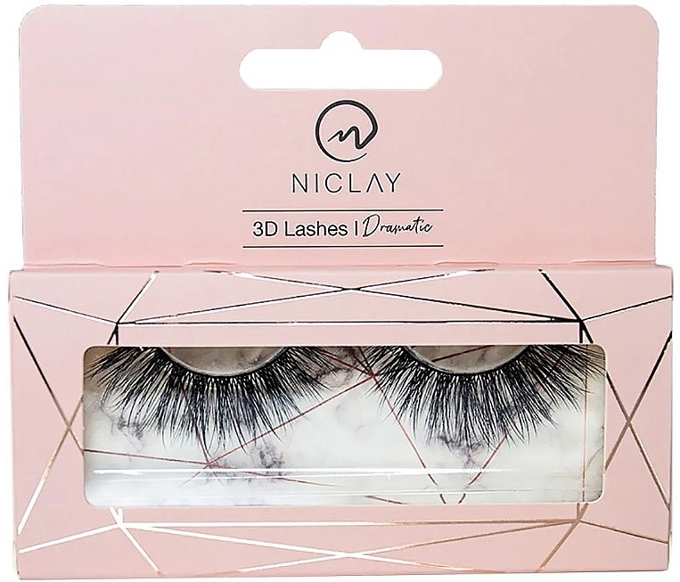 Накладні вії - Niclay 3D Lashes Dramatic — фото N1