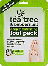 Духи, Парфюмерия, косметика Маска-носки для ног - Xpel Marketing Ltd Tea Tree & Peppermint Deep Moisturising Foot Pack