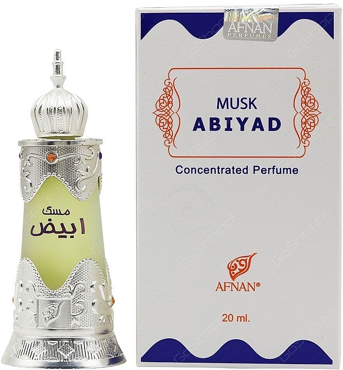 Afnan Perfumes Musk Abiyad - Олійні парфуми — фото N1