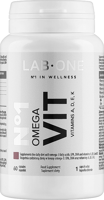 Пищевая добавка - Lab One Nº1 Omega Vit — фото N1