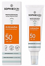 Духи, Парфюмерия, косметика Солнцезащитный крем для лица - Sophieskin Anti-Blemishes Face Cream SPF50
