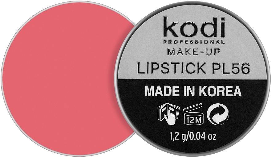 Помада для губ в рефилах, диаметр 26 мм - Kodi Professional Lipstick Color PL — фото N1