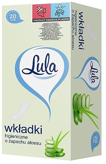 Ежедневные прокладки с ароматом алоэ, 20 шт - Lula — фото N1