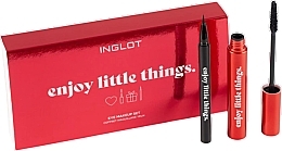 Парфумерія, косметика Набір - Inglot Enjoy Little Things (mascara/9,5ml + eyeliner/0,55ml)