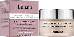 Восстанавливающий дневной крем SPF15 для лица - Bimaio Time Reverse Cream SPF15  — фото N2