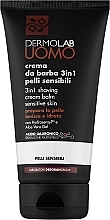 Крем для гоління 3 в 1 для чутливої шкіри - Deborah Dermolab Uomo Shaving Cream — фото N1
