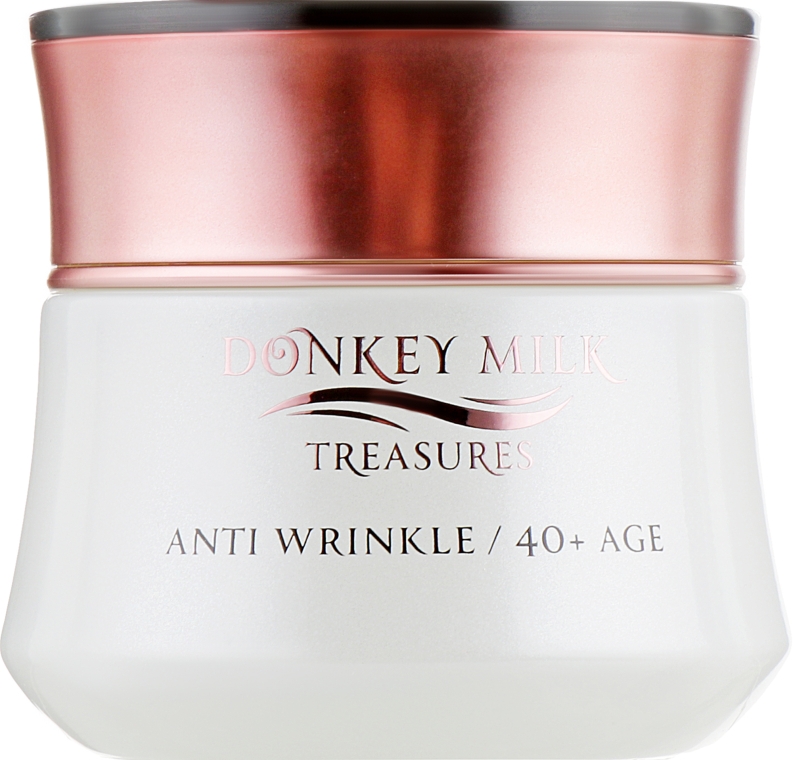 Крем для лица против морщин с молоком ослицы - Pharmaid Donkey Milk Anti Wrinkle Facial Cream 40+ — фото N2