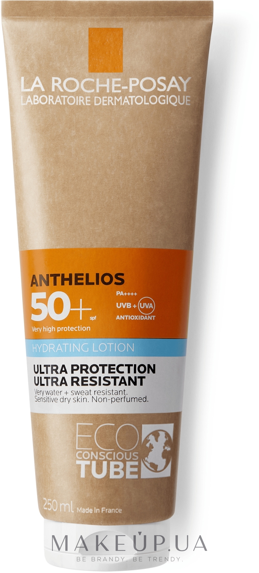 Солнцезащитный увлажняющий ультрастойкий лосьон для кожи лица и тела, SPF50+ - La Roche-Posay Anthelios Hydrating Lotion SPF50+ — фото 250ml
