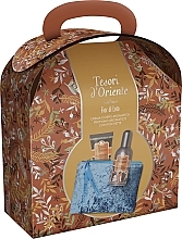 Tesori D`Oriente Set, Fior Di Loto - Набір (edp/100ml + b/cr/75ml + bag/1pc) — фото N1