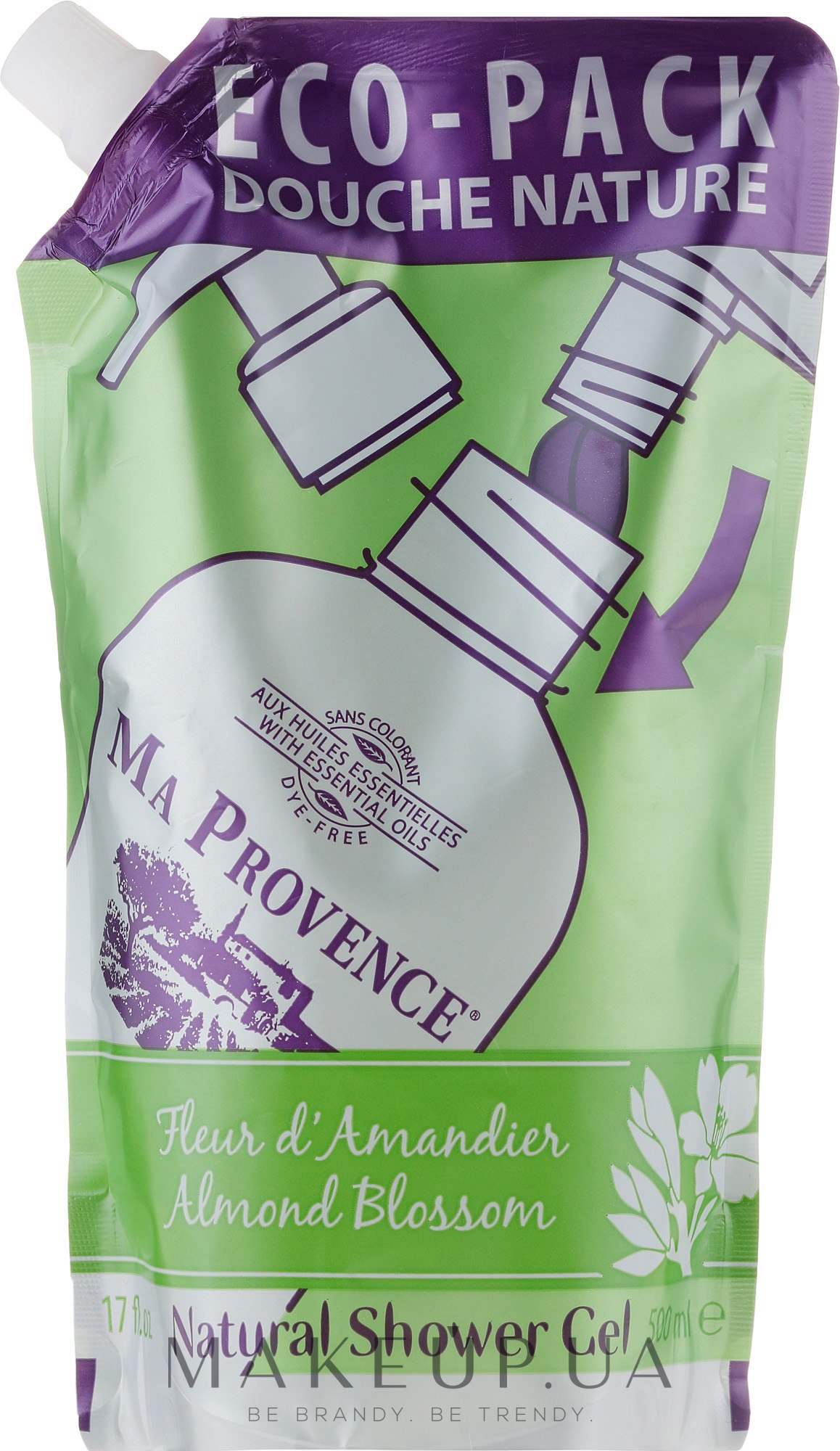 Гель для душа в экономичной упаковке "Миндаль" - Ma Provence Shower Gel Almond — фото 500ml