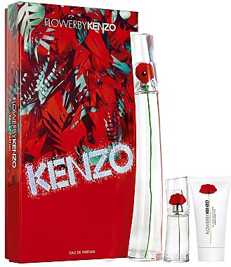 Kenzo Flower by Kenzo - Набор (edp/100ml + b/m/50ml + edp/mini/15ml)