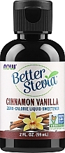 Питьевая стевия "Корица и ваниль" - Now Real Food Better Stevia Cinnamon Vanilla — фото N1