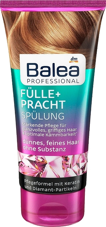 Бальзам-ополіскувач для тонкого волосся - Balea Fulle Pracht Conditioner Balm — фото N1