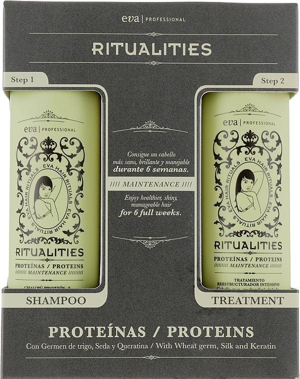 Набор - Eva Professional Ritualities Proteins Home Pack (shm/250 ml + cond/250 ml)