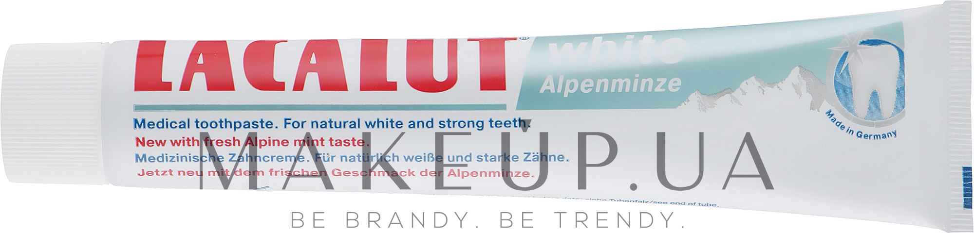 Зубна паста - Lacalut White Alpenminze Toothpaste — фото 75ml