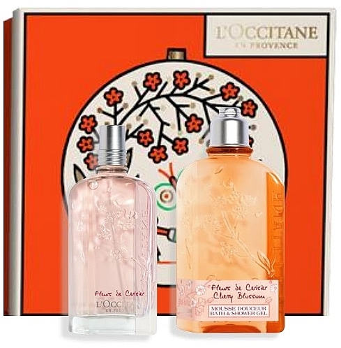 L'Occitane Cherry Blossom - Набір (edt/75ml + shg/250ml)