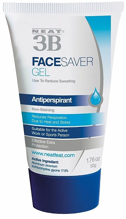 Антиперспірант-гель для обличчя - Neat 3B Face Saver Gel Antiperspirant — фото N1