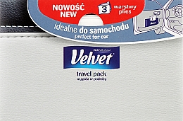 Парфумерія, косметика УЦІНКА! Універсальні серветки, 3 шари, 50 шт., сіра упаковка - Velvet Travel Pack