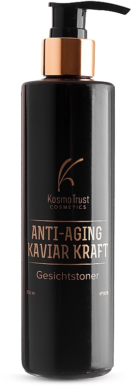 Тоник с экстрактом черной икры - KosmoTrust Cosmetics Anti-Aging Kaviar Kraft Face Tonic — фото N1