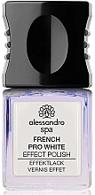 Лак для французского маникюра - Alessandro International Spa Pro White French Effect Polish  — фото N1