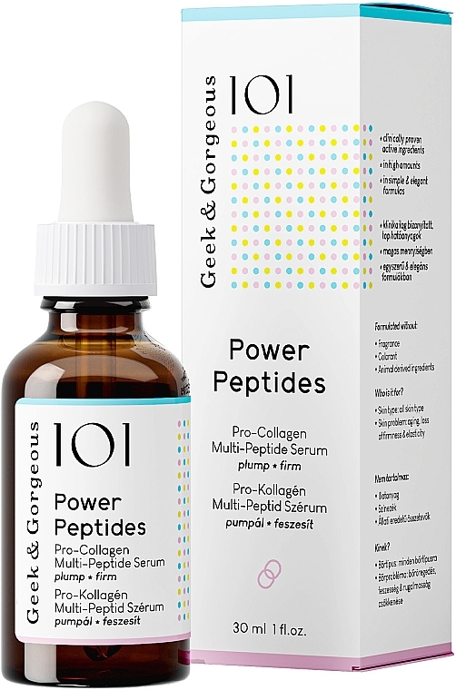 Сироватка для обличчя - Geek & Gorgeous Power Peptide — фото N1