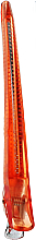 Затискач для волосся металевий, 02524/99, помаранчевий - Eurostil — фото N1