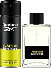 Reebok Inspire Your Mind - Набір (edt/100ml + deo/150ml) — фото N2