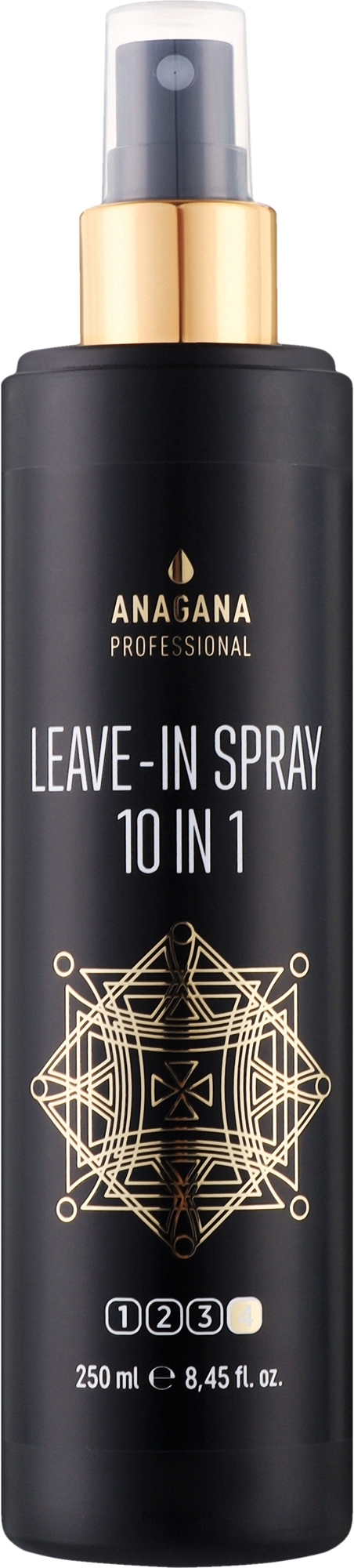 Несмываемый спрей "10 в 1" для всех типов волос - Anagana Professional Leave-In Spray 10 In 1 — фото 250ml