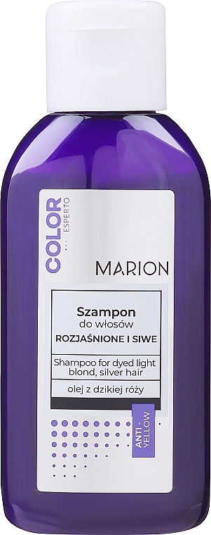 Шампунь для знебарвленого та сивого волосся - Marion Color Esperto — фото N3