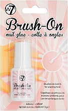 Парфумерія, косметика Клей для нігтів - W7 Brush On Nail Glue