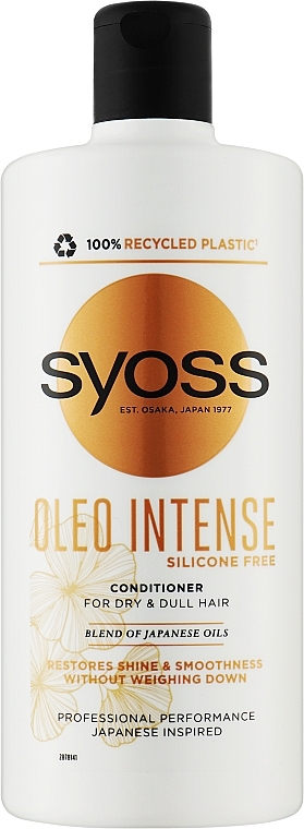 Бальзам для сухого і тьмяного волосся - Syoss Oleo Intense Conditioner