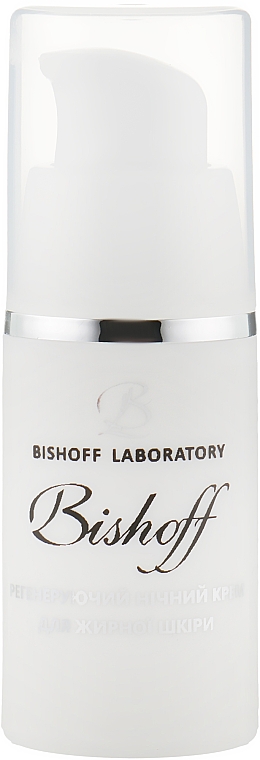 Відновлюючий нічний крем для жирної шкіри - Bishoff — фото N2