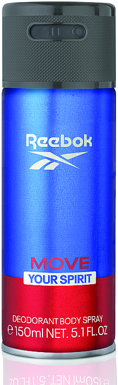 Дезодорант для тіла - Reebok Move Your Spirit Deodorant Body Spray For Men — фото N1