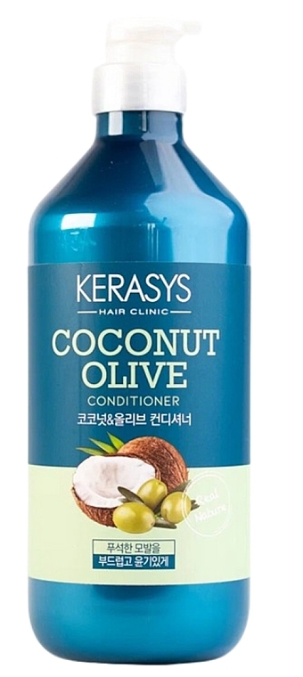 Кондиционер для волос с маслами оливы и кокоса - Kerasys Coconut Olive Conditioner — фото N1