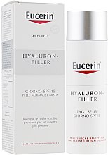 Дневной крем против морщин для нормальной и комбинированной кожи - Eucerin Hyaluron-Filler Day Cream For Combination To Oily Skin — фото N5