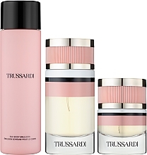 Trussardi Eau De Parfum - Набір (edp/90ml + b/emuls/200ml + hair/mist/30ml) — фото N2