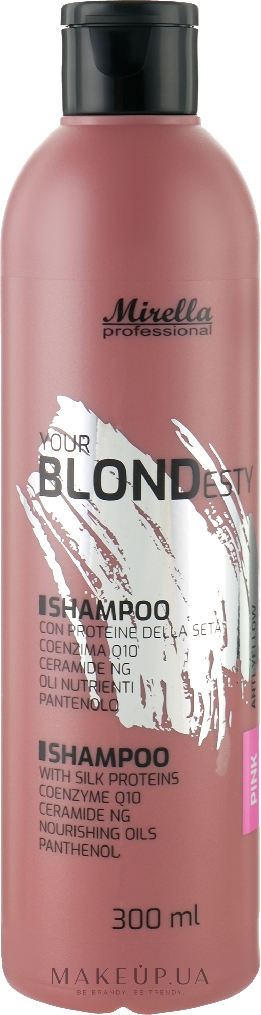 Шампунь для теплых оттенков блонд - Mirella Pink Your Blondesty Shampoo — фото 300ml