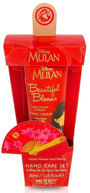 Зеркало-веер - Mad Beauty Disney Mulan Beautiful Blooms Mirror — фото N1