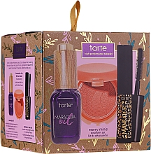 Парфумерія, косметика Набір - Tarte Cosmetics Discovery Surprise Xmas Merry Minis Set (face/oil/7ml + mascara/4.5ml + blush/1g)