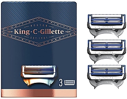 Змінні касети для бритви для шиї - Gillette King C. Neck Razor Refills — фото N2