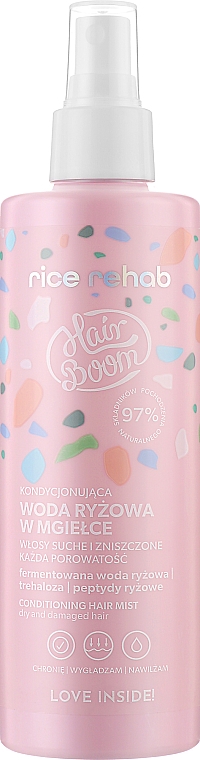 Кондиционер для волос с рисовой вытяжкой - BodyBoom HairBoom Rice Rehab Hair Conditioner  — фото N1