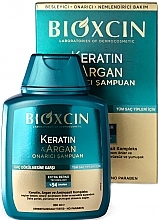 Восстанавливающий шампунь с кератином и арганой - Bioxcin Keratin & Argan Recovery Shampoo — фото N3