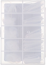 Набор верхних форм для ногтей с молдами для френча, Di1554 - Divia — фото N2