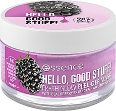 УЦІНКА Маска-плівка для обличчя - Essence Hello, Good Stuff! Fresh Glow Peel-Off Mask * — фото N1