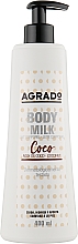 Молочко для тела с кокосом - Agrado Coco Body Milk — фото N1