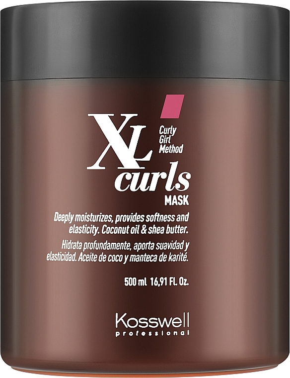Маска для в'юнкого волосся - Kosswell Professional XL Curls Mask — фото N1