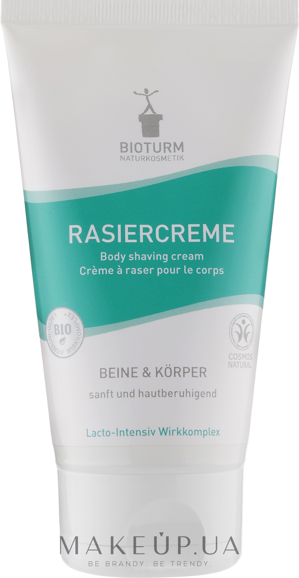 Крем для гоління ніг і тіла - Bioturm Shaving Cream Nr.88 — фото 150ml