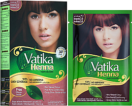 Парфумерія, косметика Натуральна фарба для волосся - Dabur Vatika Henna Hair Colours *