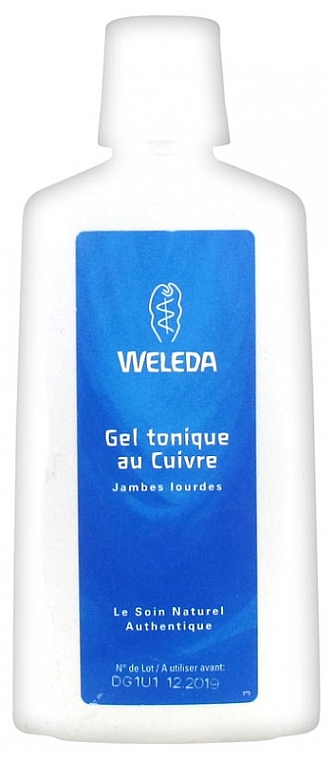Тонізувальний гель для ніг - Weleda Tonic Gel With Copper — фото N1
