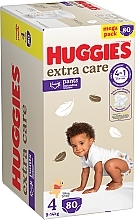 Подгузники-трусики Extra Care размер 4, 9-14 кг, 80 шт. - Huggies  — фото N2